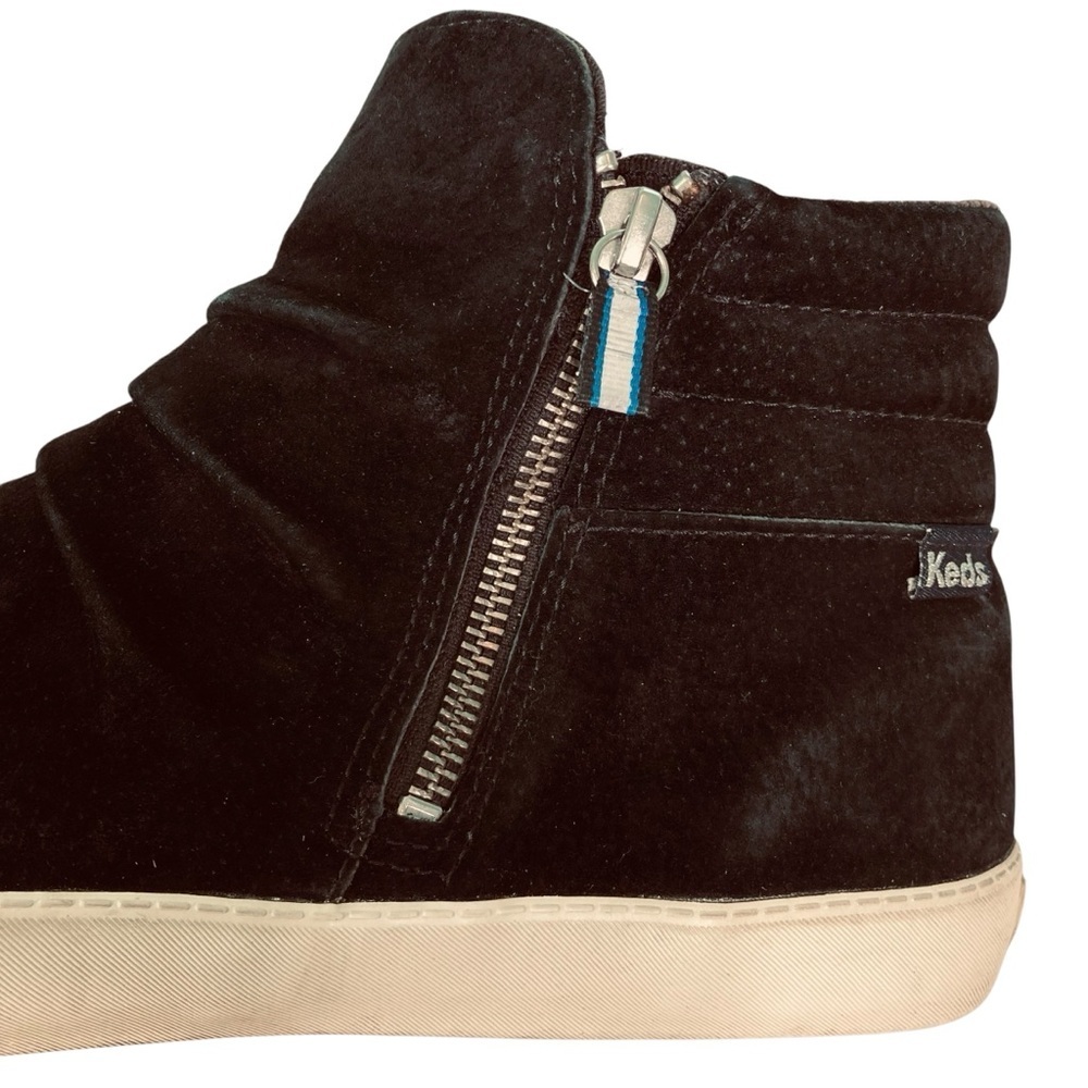 Keds Midtown Zip Suede Black Sneakers Booties (Size 10) - Picture 10 of 16